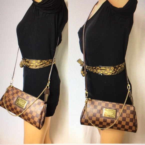 🌺🌺 Authentic 🌺🌺 Louis Vuitton Damier EVA Crossbody  Bag - Picture 1 of 15